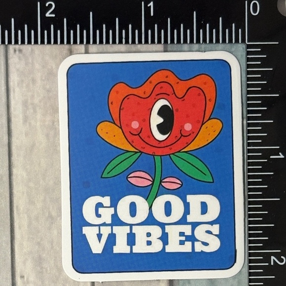 🌀10/$10🌀 Hand Drawn Retro Reusable Waterproof Sticker Decal - Picture 1 of 1